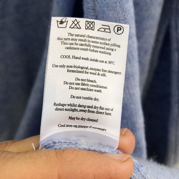 PURE COLLECTION 100% Cashmere Open Cardigan Size Small - Picture 9 of 9